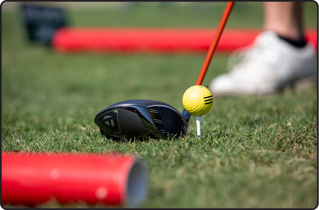 Grass Tee Boxes and Premium Golf Balls